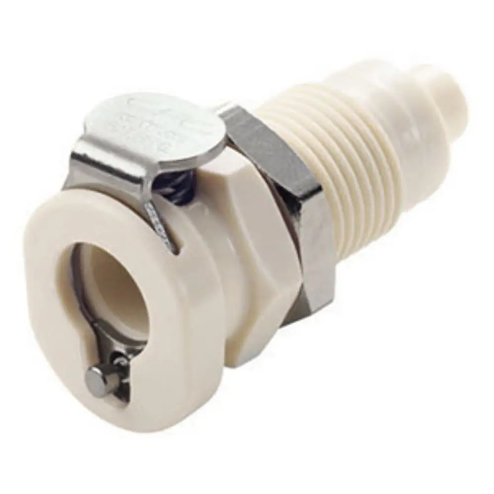 Pmcd160212 Valved Panel Mount Hose Barb Coupling Body 1/8 Id Barb 1