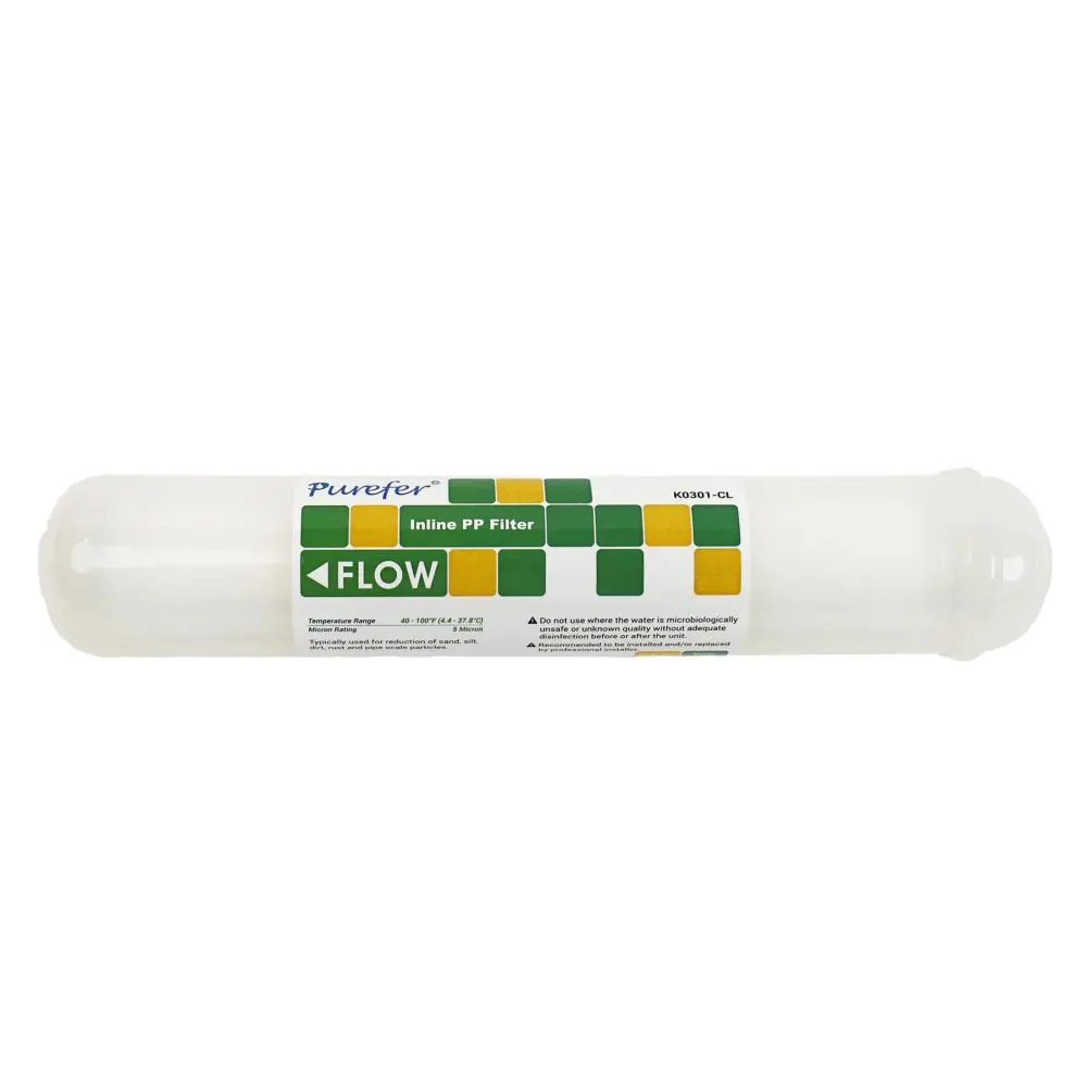 T33 11" Inline Pp Filter, 5M, Clear 1