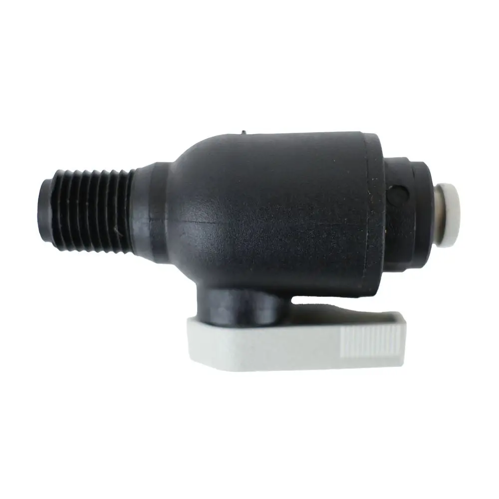 Parker Ppb4vmc4-Mg Black Valve Male Connector - 1/4 Qc X 1/4 Mpt 1