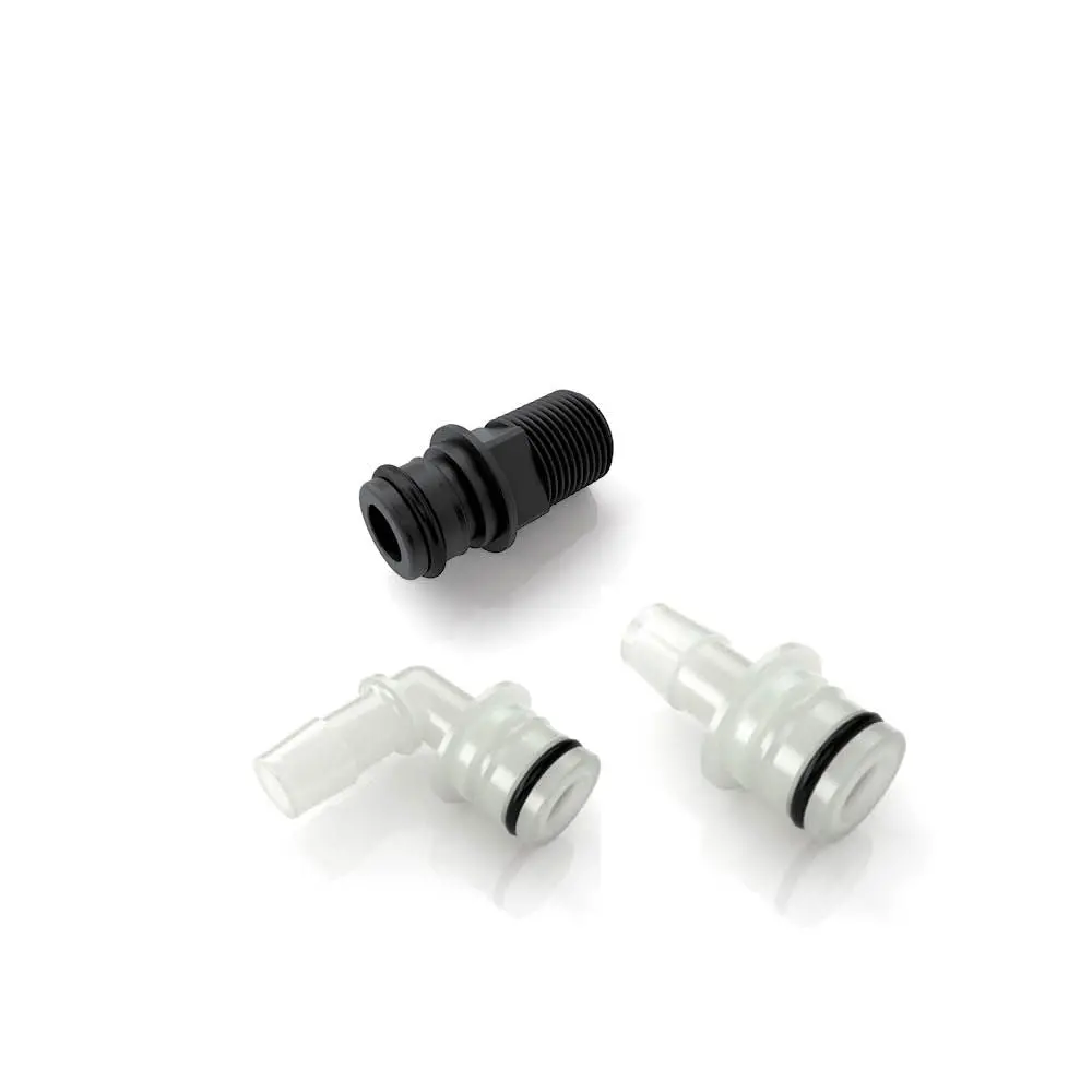 Remco Fq5f-3812 3/4" Quick Attach X 3/8" Hb Straight And Elbow Sprayer Fitting Kit 1