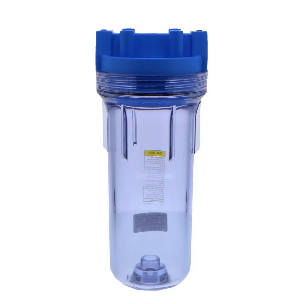 Pentek 150072 10" Standard Filter Housing Blue/Clear W/O Pr - 3/4" Fpt 1