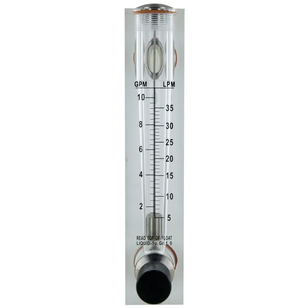 Axeon 205105 Acrylic Ro Flowmeter - 1-10 Gpm 1