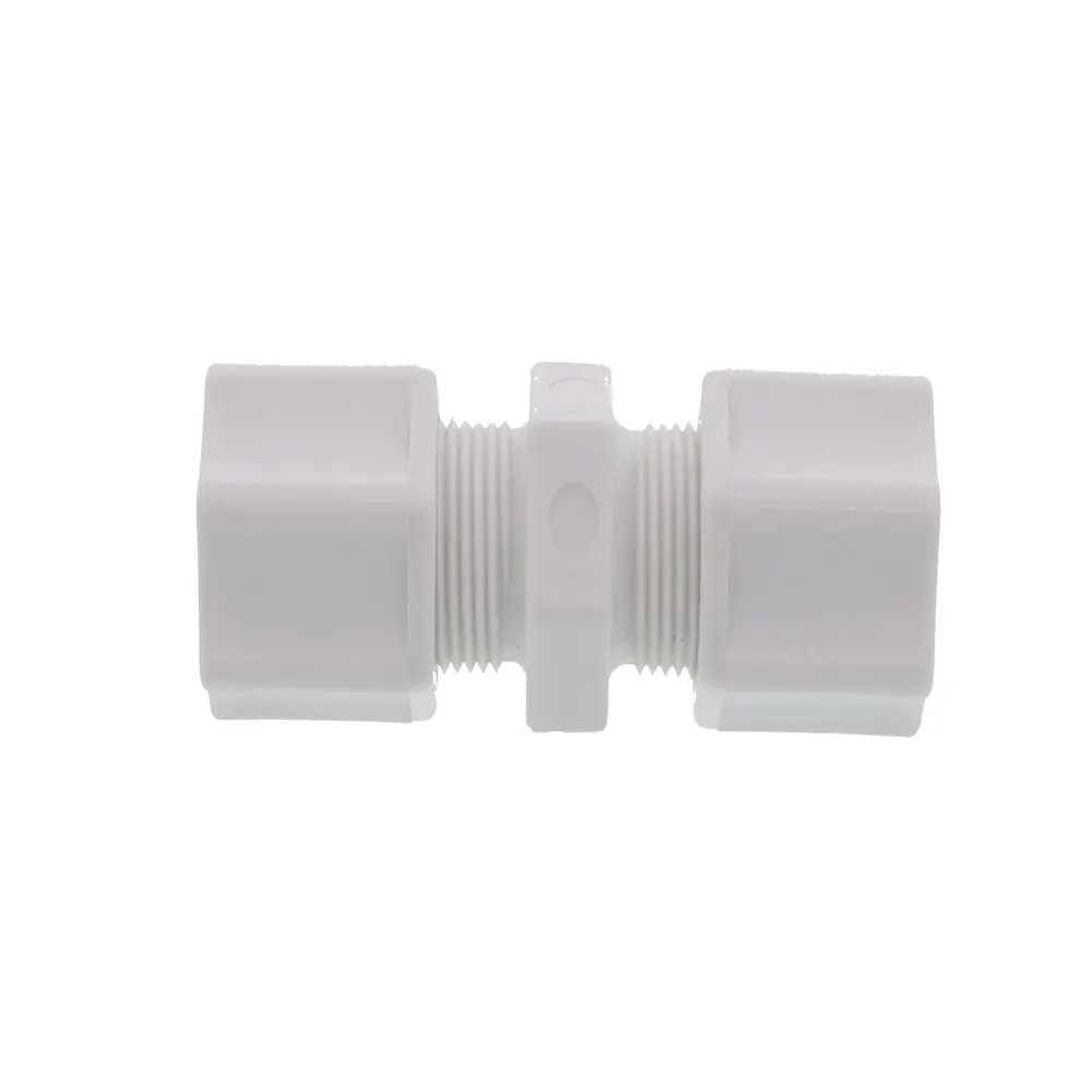 Jaco 15-8-P-O Polypropylene Union Connector 1/2 Od Tube X 1/2 Od Tube 2