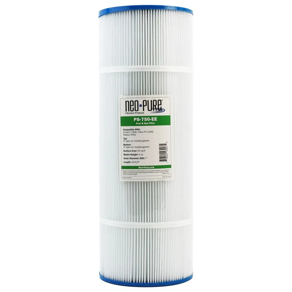 Neo-Pure Ps-750-Ee Pool And Spa Filter 7" X 19-5/8" 1