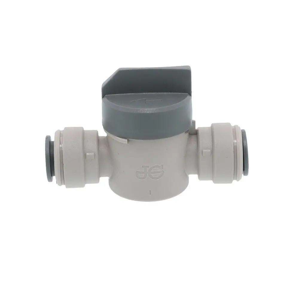 John Guest Shut-Off Valve-Acetal, Short Handle - 3/8 X 3/8 3