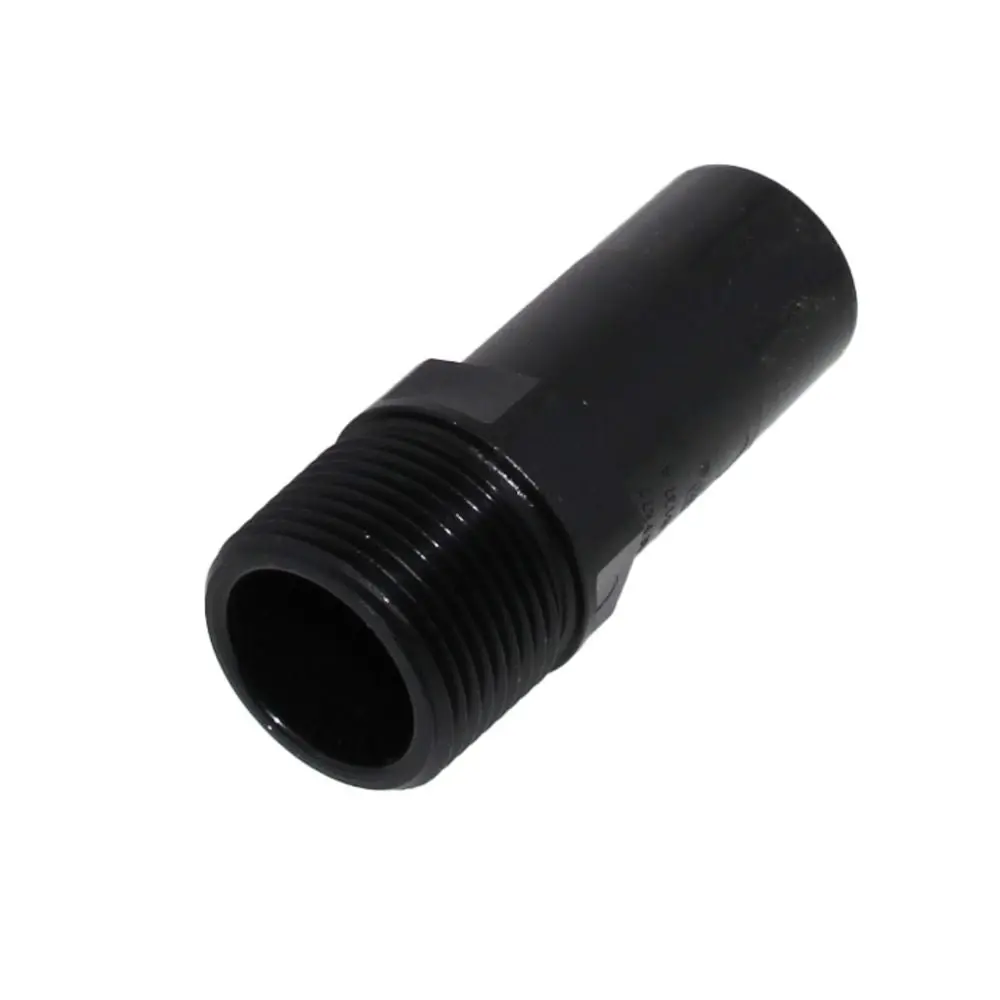 John Guest Black Male Stem Adapter - 1 Cts Stem X 1 Npt 1