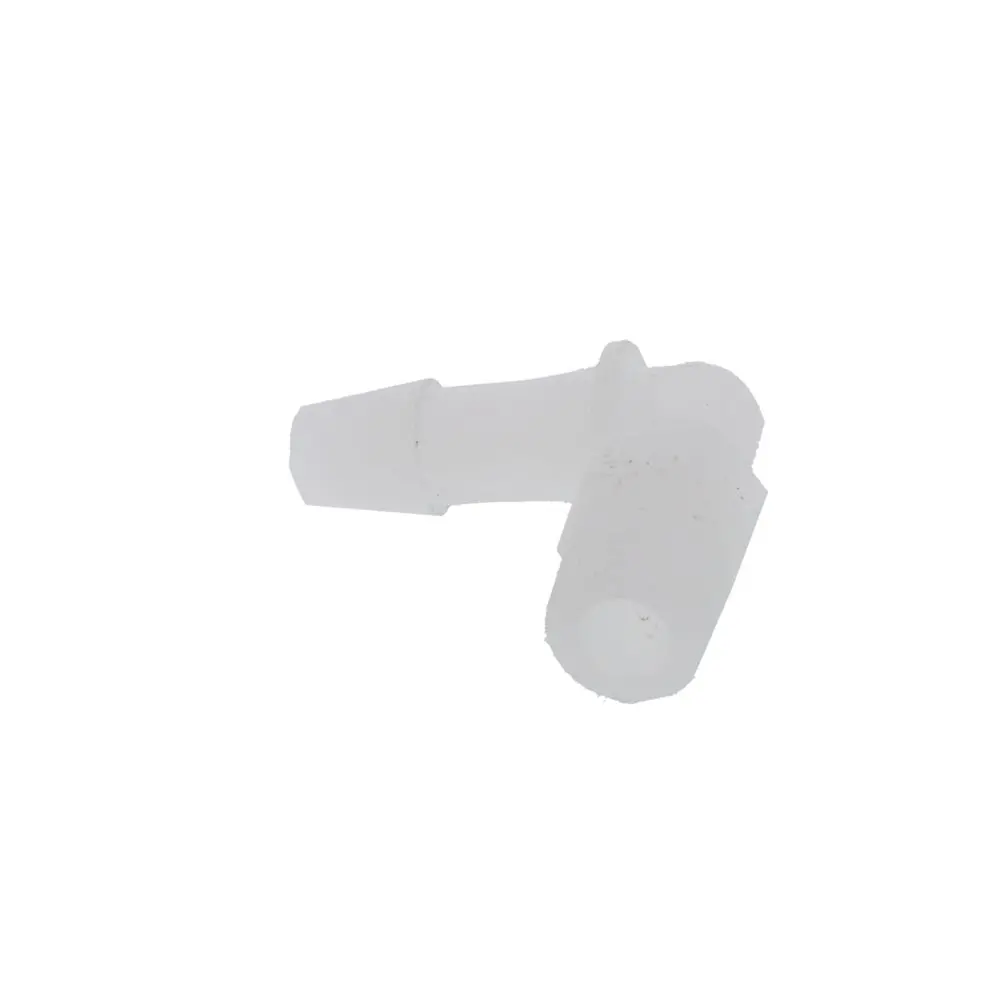 Fitquik Pvdf (Kynar) Thread To Tube Elbow Fitting - 1/8 Npt To 1/4 Id Barb 2