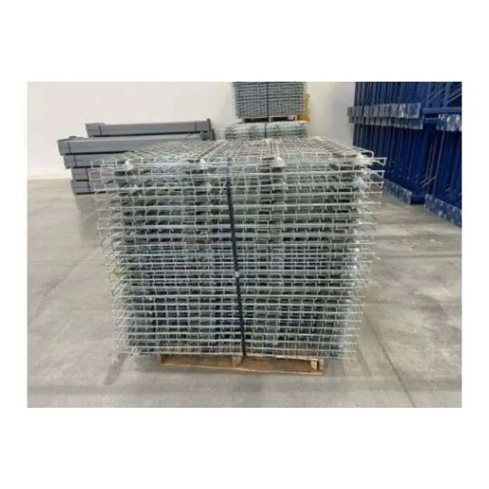 Pallet Rack Wire Deck 48" X 46" 4 Channel Flared - Used 1