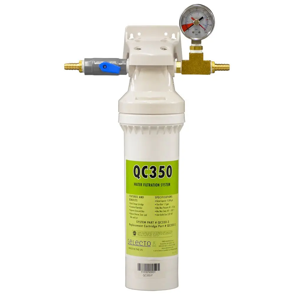 Kinetico Qc350-F Fountain Use Filtration System With Pressure Gauge 1