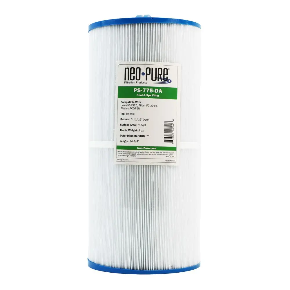 Neo-Pure Ps-775-Da Pool And Spa Filter 7" X 14-3/4" 1
