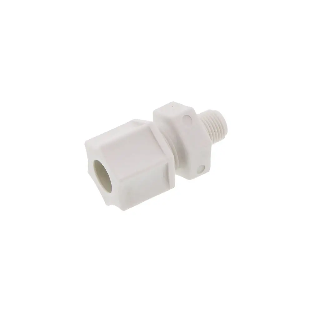 Jaco 10-6-2-P-Pg Polypropylene Male Connector 3/8 Od Tube X 1/8 Mpt 1