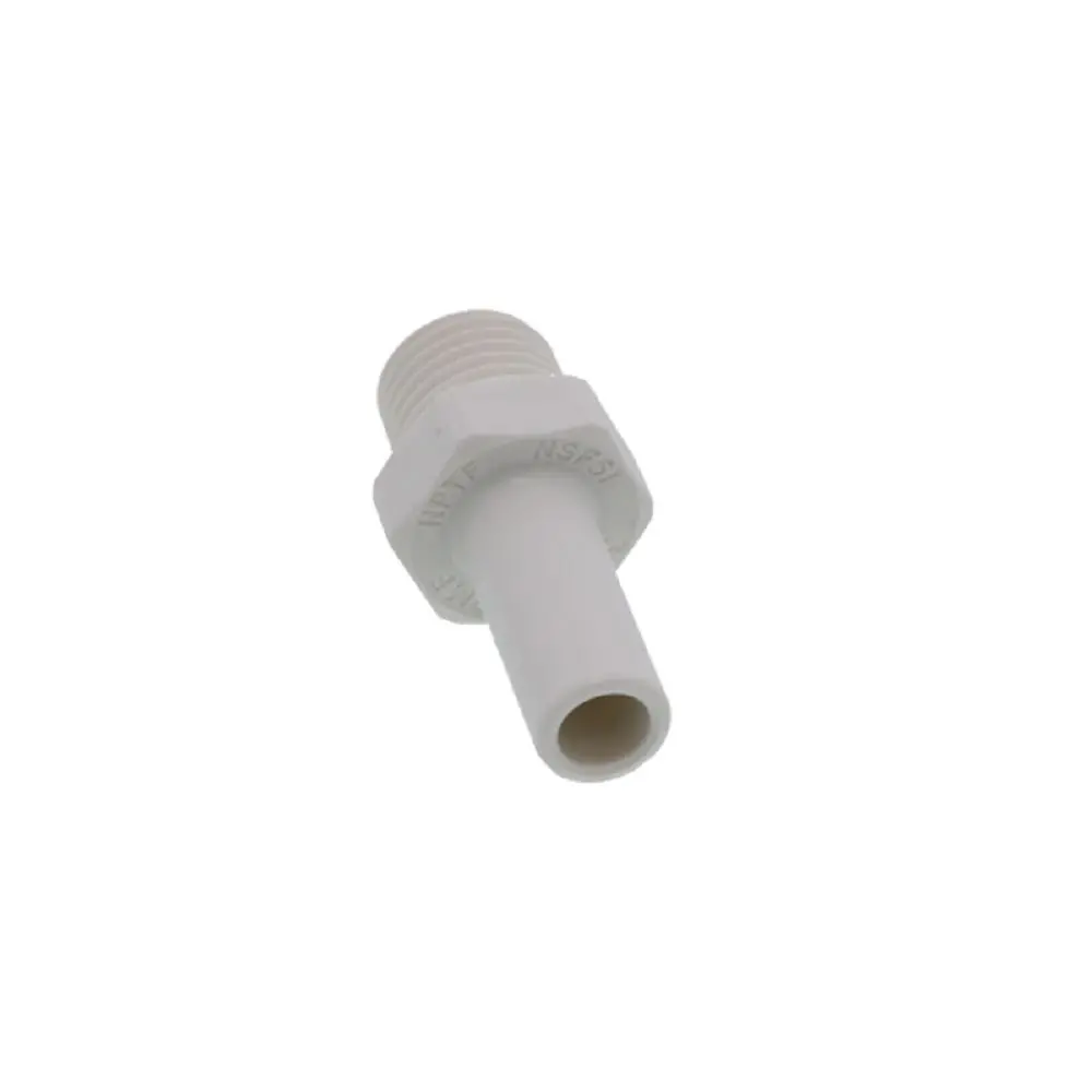 John Guest Stem Adapter Polypro - 3/8 X 1/4 Nptf 2