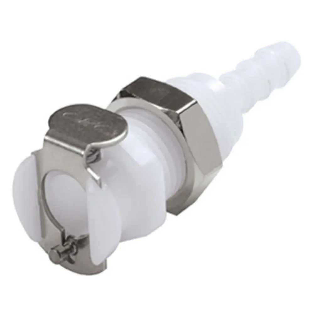 Pmc1603 Panel Mount Hose Barb Coupling Body 3/16 Id Barb 1