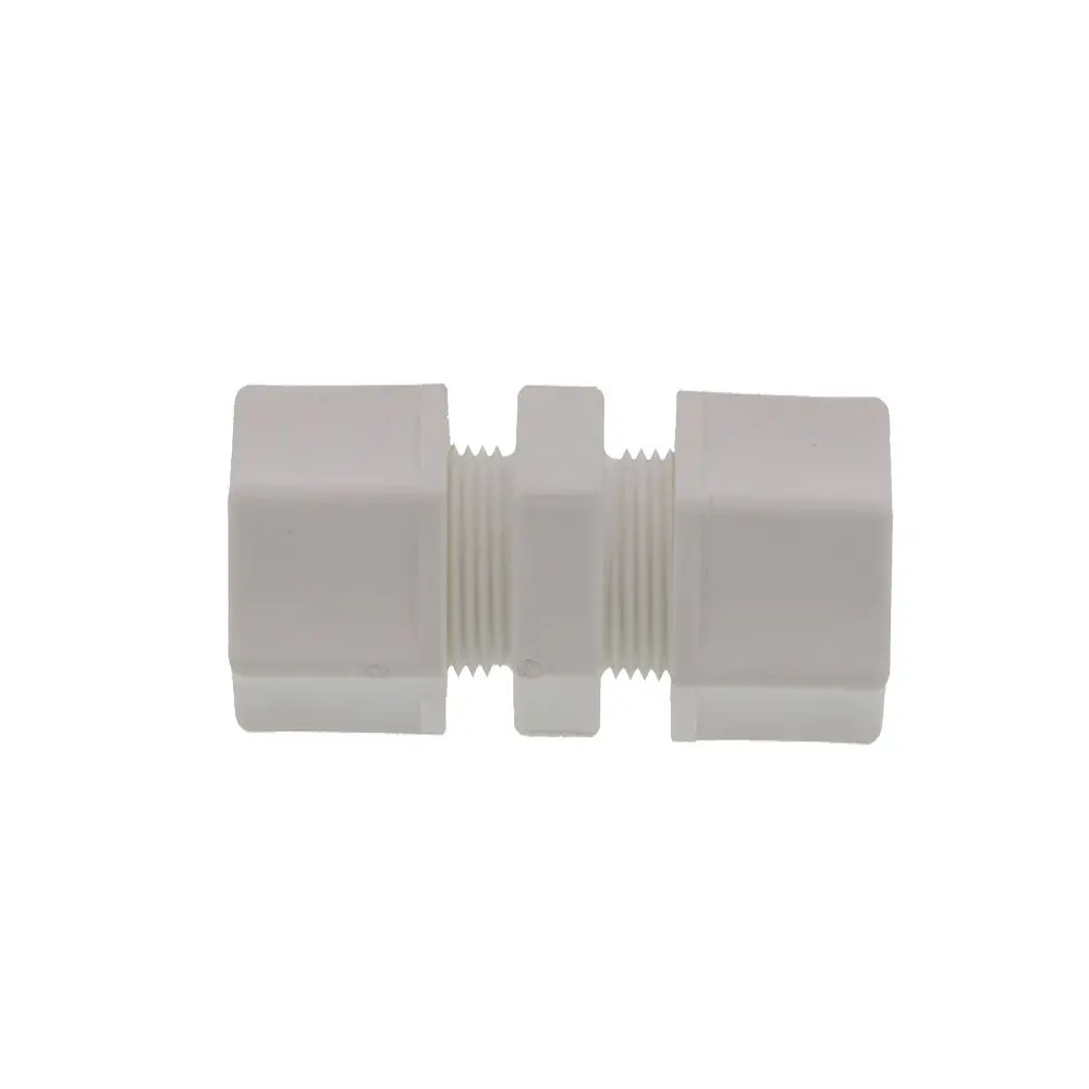 Jaco 15-6-P-O Polypropylene Union Connector 3/8 Od Tube X 3/8 Od Tube 2