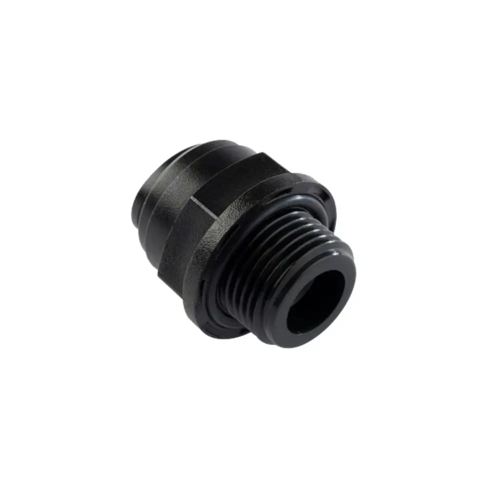 Neofit - Acetal Black Male Connector- 8Mm Tube Od X 1/8"Bsp(P) 1