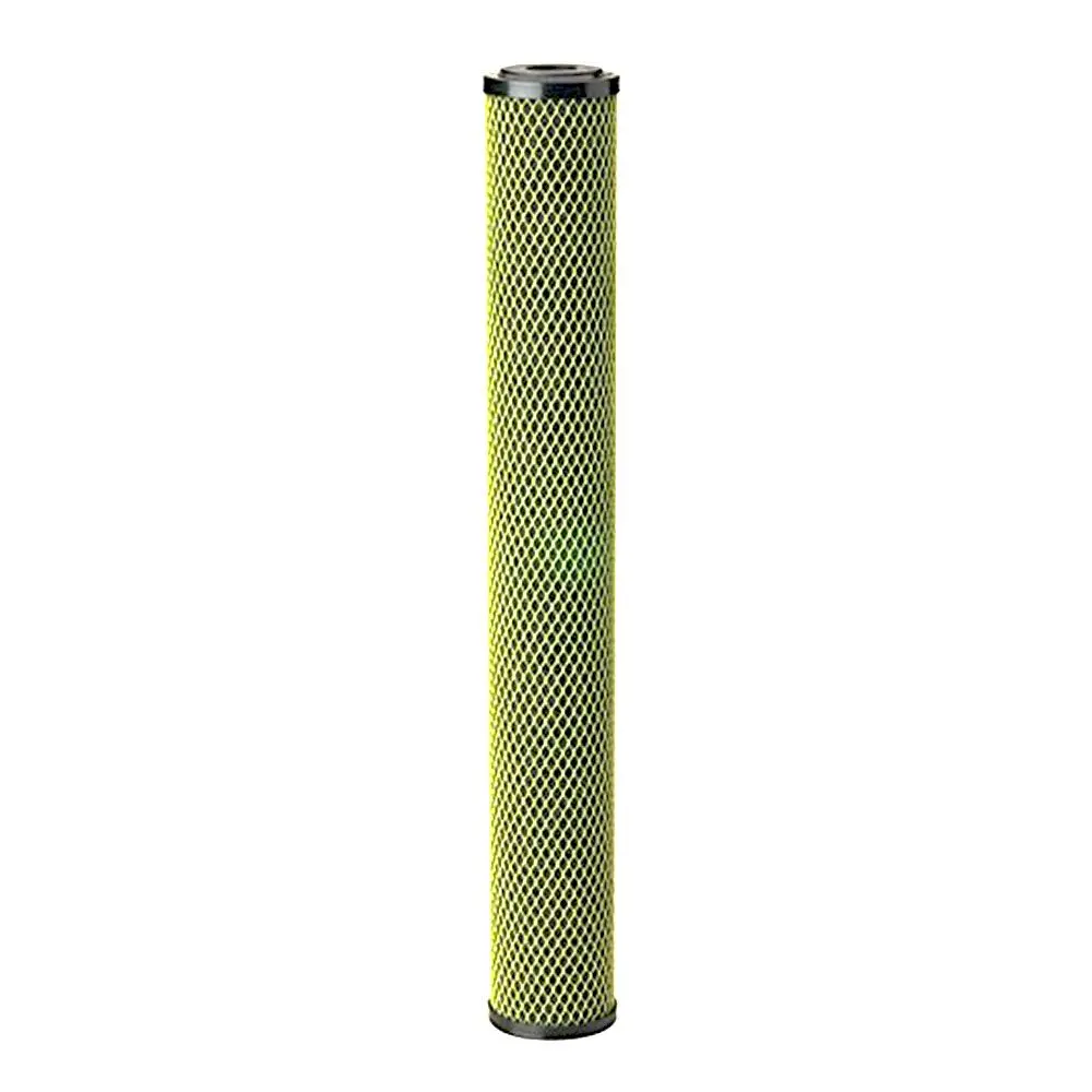 20" Pentek 255669-43 Activated Carbon / Electroplating 7 Mic Cartridge 1