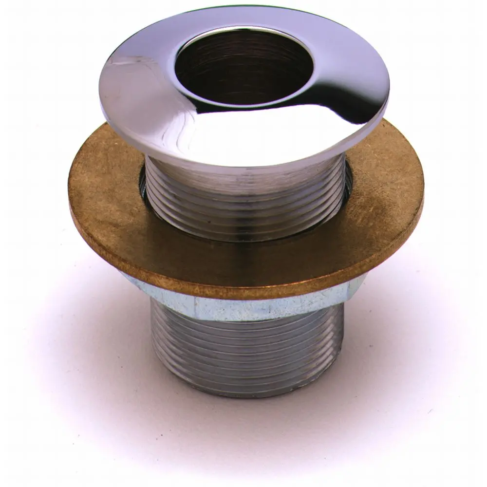 T&S Brass Bl-9005-01 Flush Plate Assembly With Crowned Top, Lock Nut And Washer 1