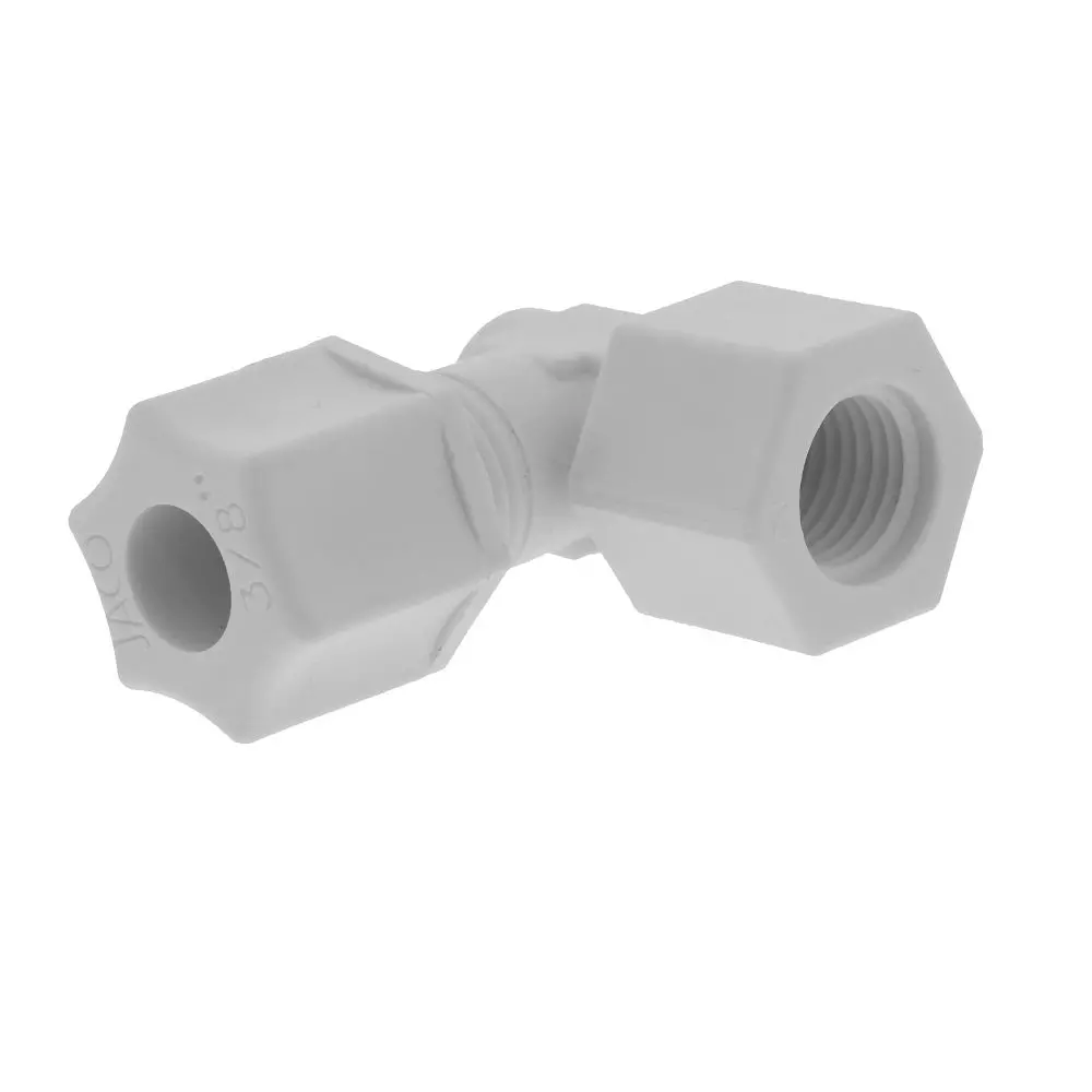 Jaco 45-6-4-P-O Polypropylene Female Elbow 3/8 Od Tube X 1/4 Fpt 1
