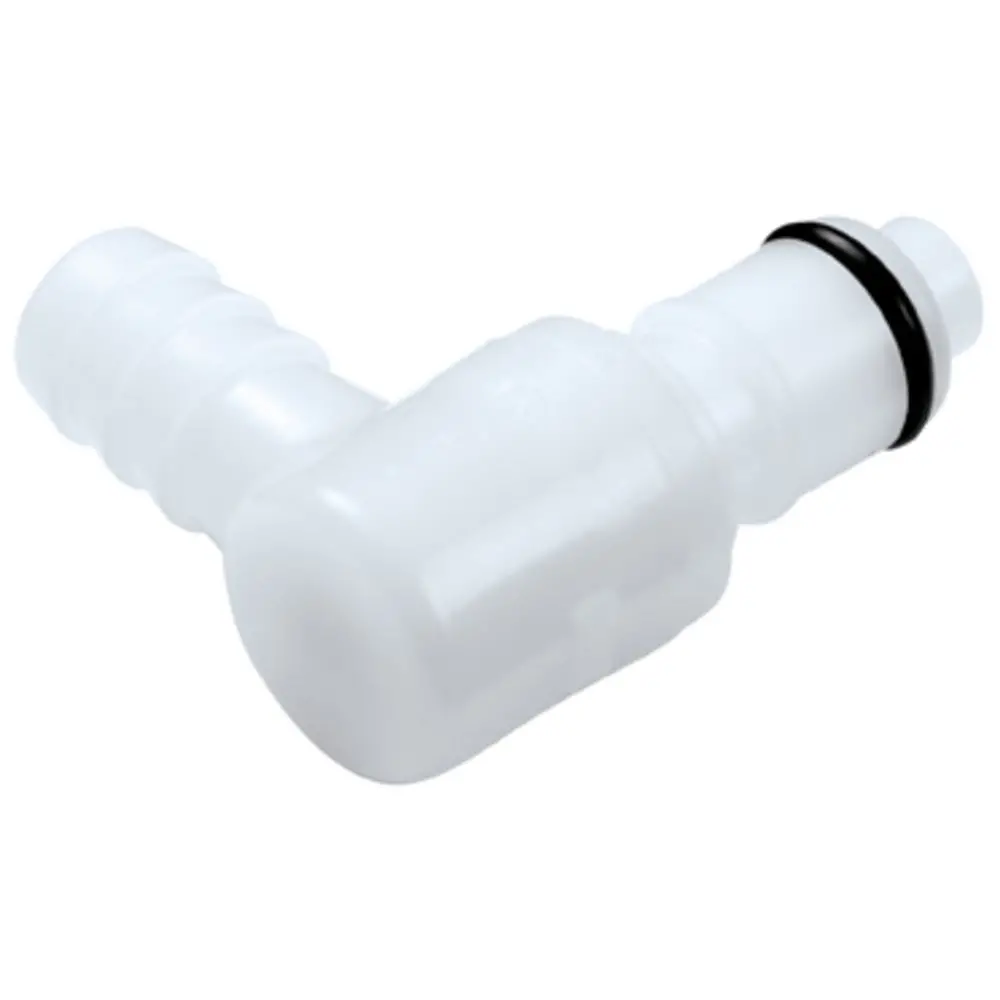42900 Nsf Valved Elbow Hose Barb Coupling Insert 3/8 Id Barb 1