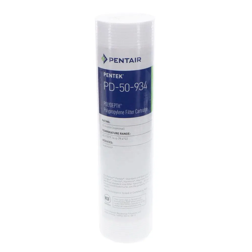 9-7/8" Pentek Pd-50-934 Polydepth 50 Mic Polypropylene Filter 2