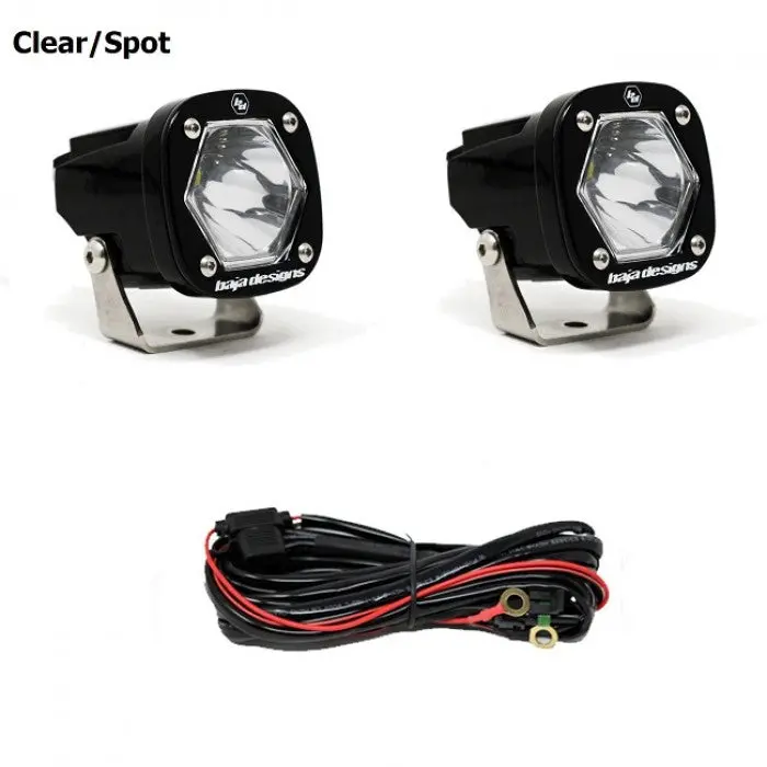 Baja Designs S1 Black Led Auxiliary Light Pod Pair 1