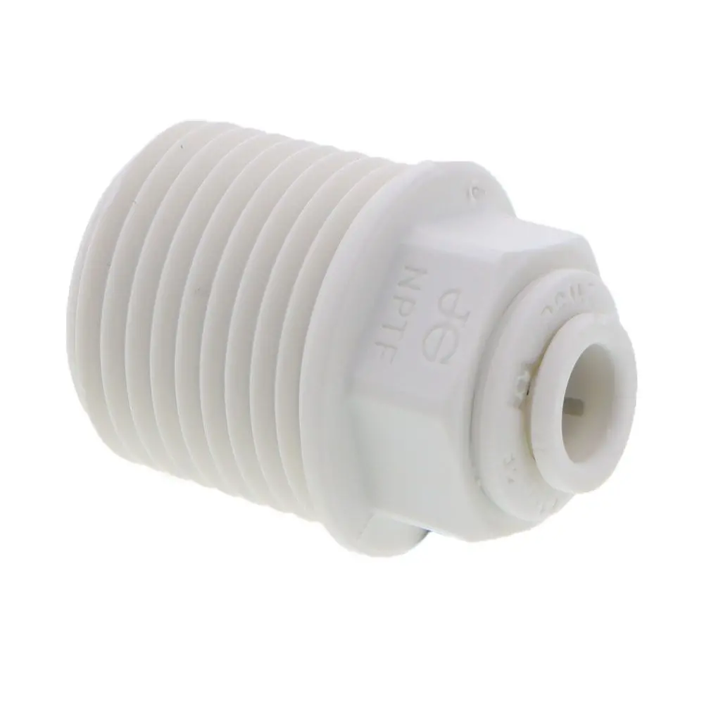 John Guest Male Connector Nptf Polypro - 1/4 X 1/2 Nptf 1