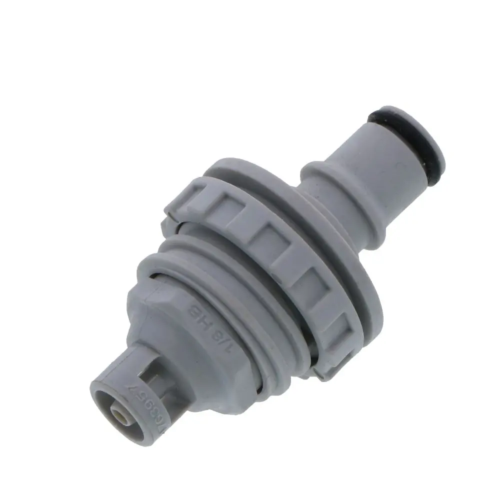 Ns4d42002 Valved Panel Mount Hose Barb Coupling Insert 1/8 Id Barb 2