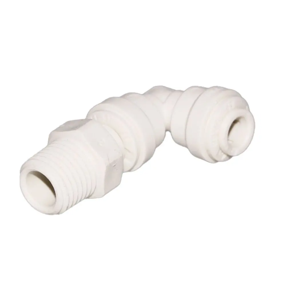 John Guest Swivel Elbow Polypro - 3/8 X 3/8 Nptf 1