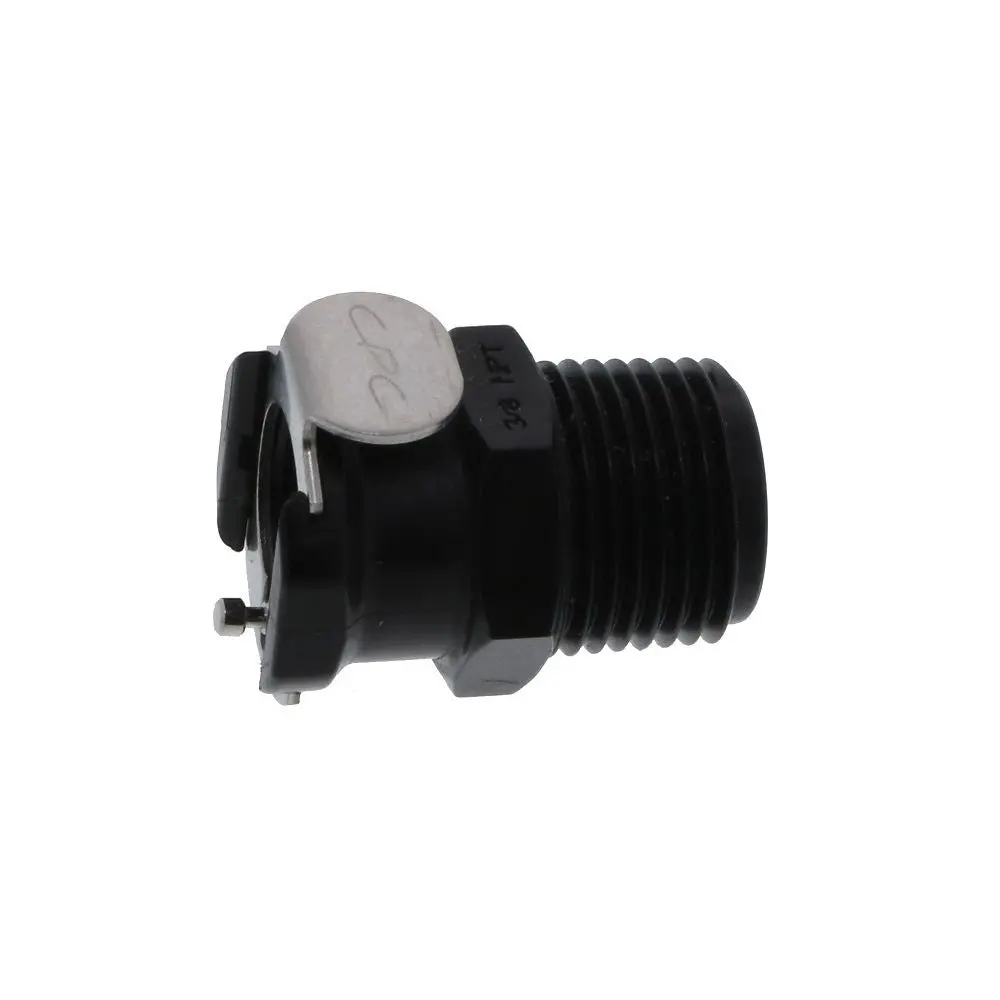 Plcd10006vblk Valved Male Thread Coupling Body 3/8 Npt Fkm (Viton) O-Ring 2