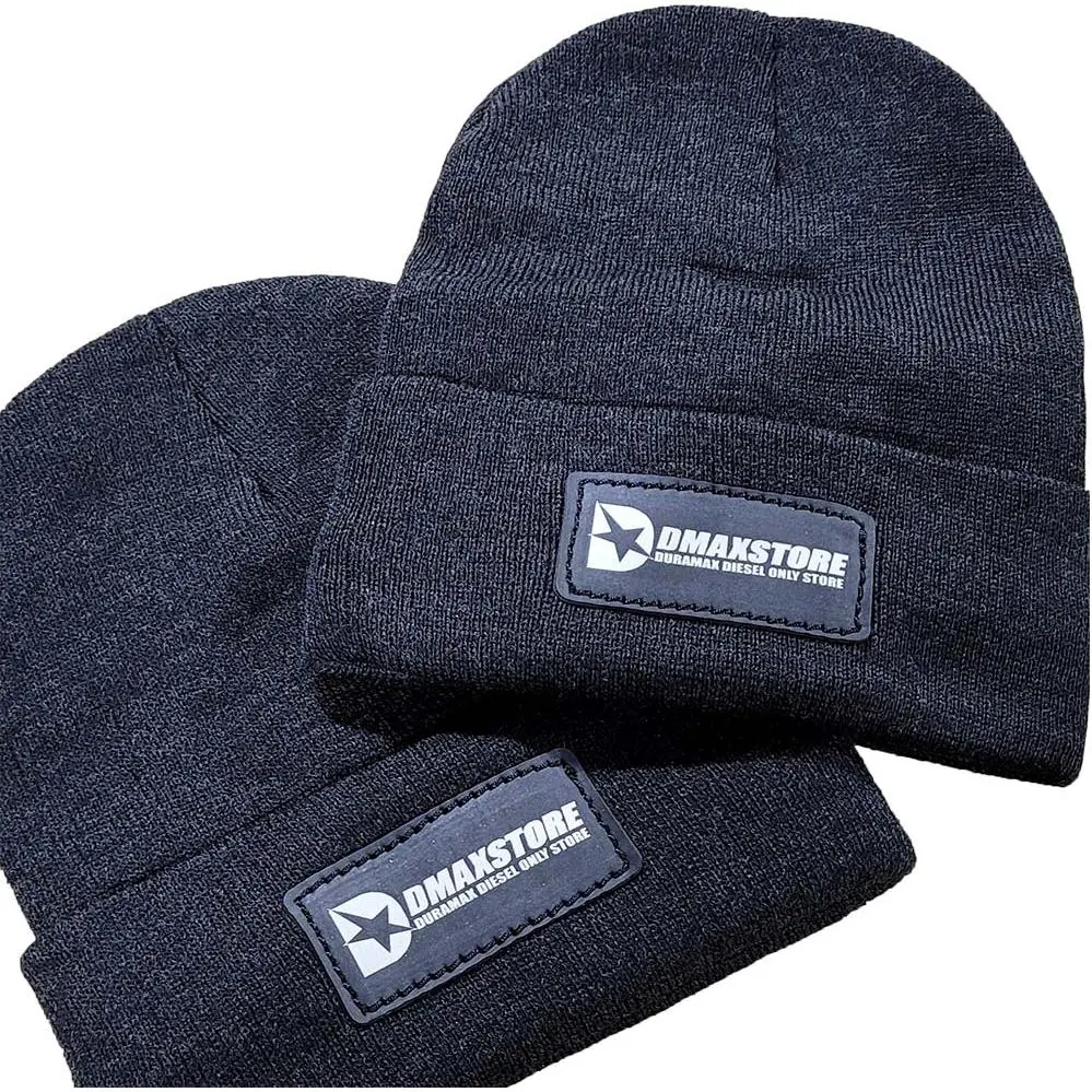 Dmaxstore Leather Patch Beanie 1