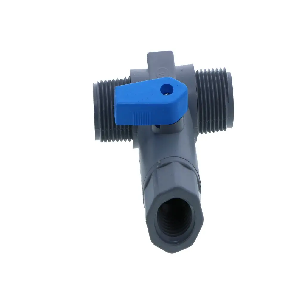 Three-Way Pvc Ball Valve - 1/2" Mpt X 1/2" Mpt X 3/8" Fpt 2