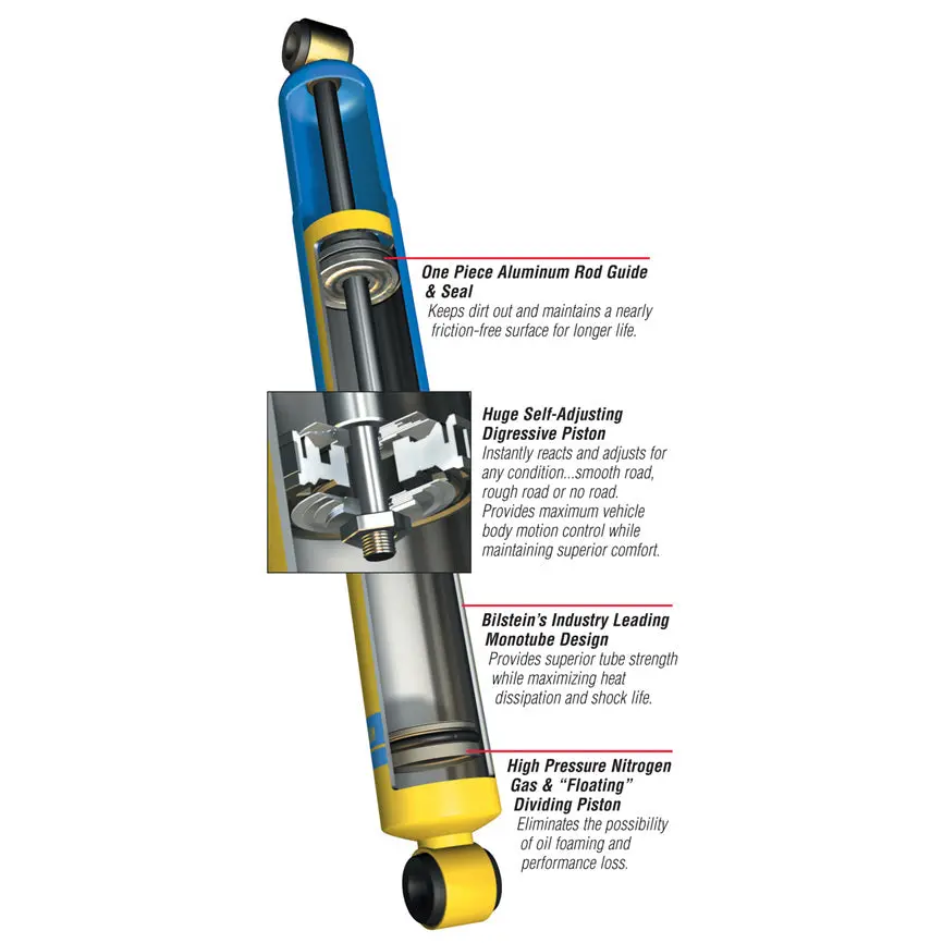 Bilstein B6 4600 Series Rear Shock, 2001-2010 Lb7/Lly/Lbz/Lmm 2