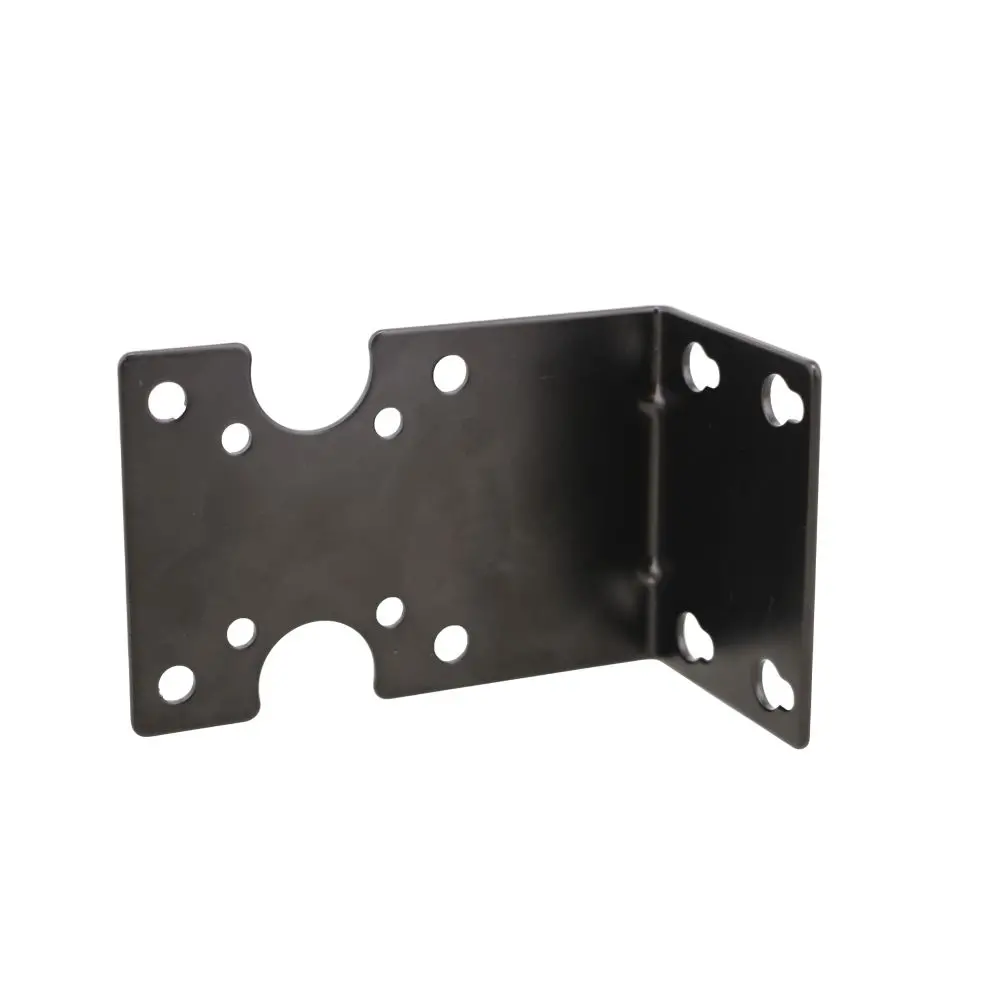 Black L-Shape Bracket - Slimline And Standard 3/4 Caps With Or W/O Pr 1
