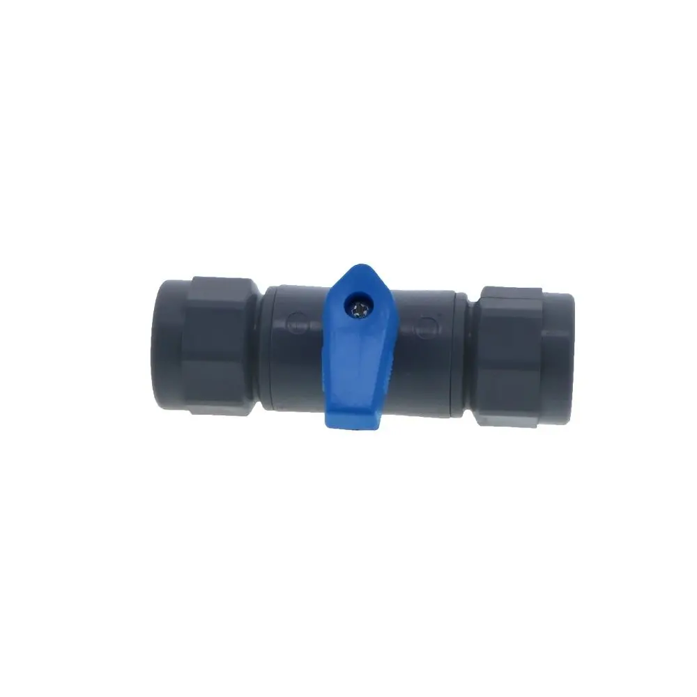 Inline Ball Valve Pvc - 1/2 Female Npt X 1/2 Female Npt 3