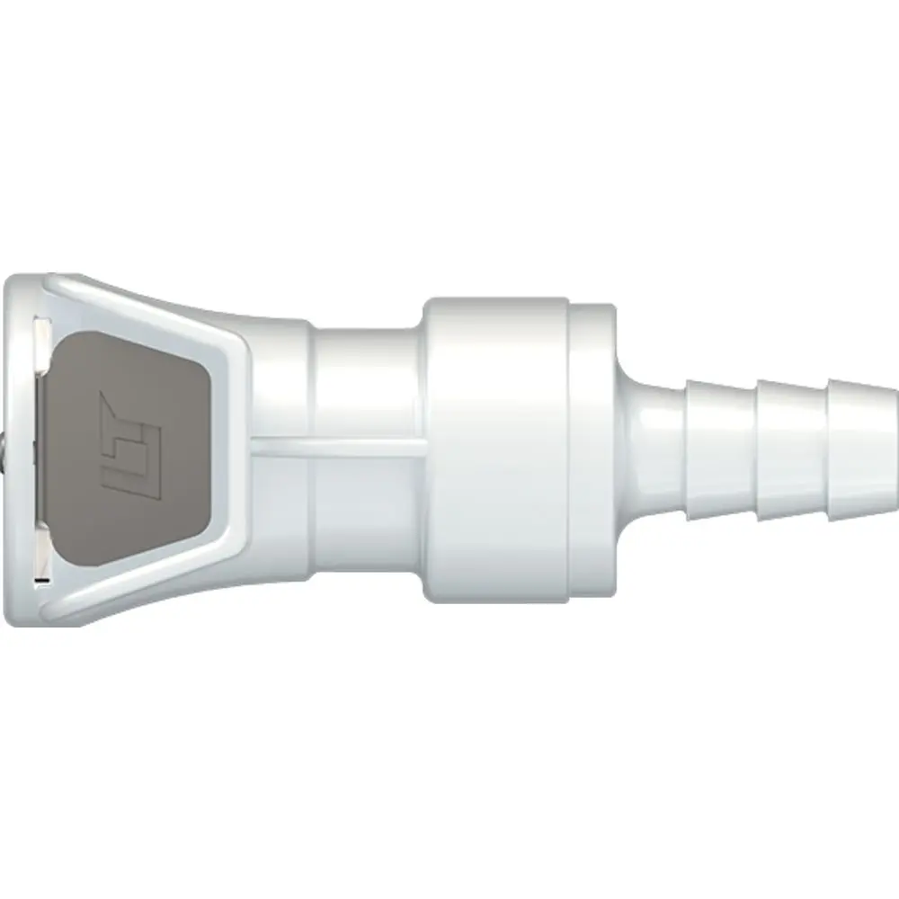 Linktech 1/4 Hose Barb Valved In-Line Acetal Coupling Body Viton O-Ring (Plcd17004v) 1