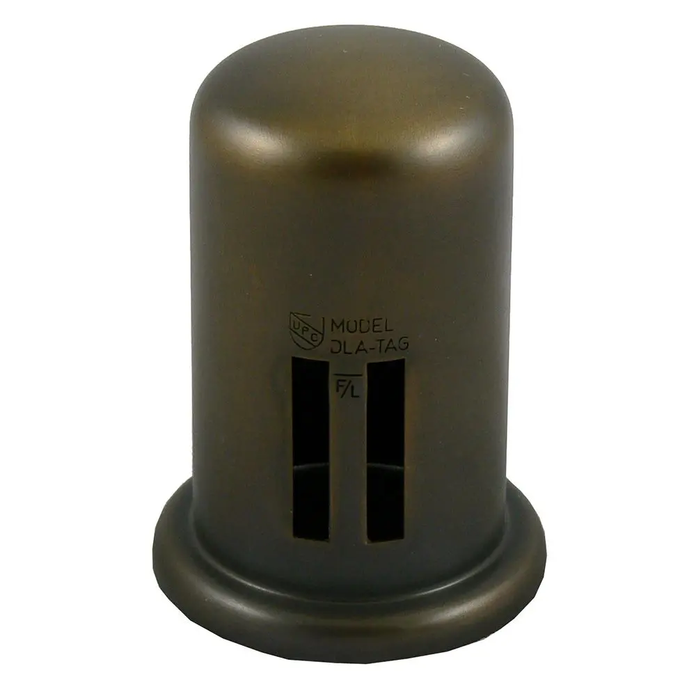 Brass Cover Cap For Twin Inlet Air Gap - Tuscan Brass 1