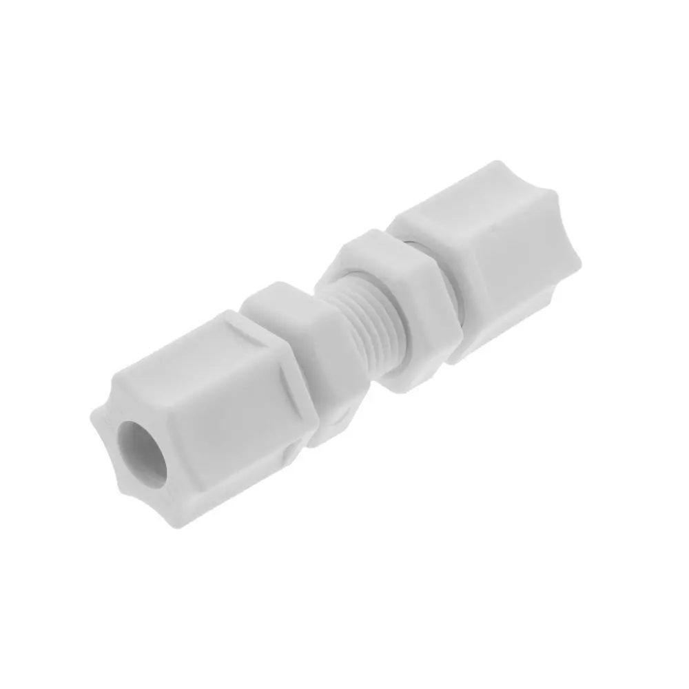 Jaco 20-5-P-Pg Polypropylene Bulkhead Union 5/16 Od Tube X 5/16 Od Tube 1