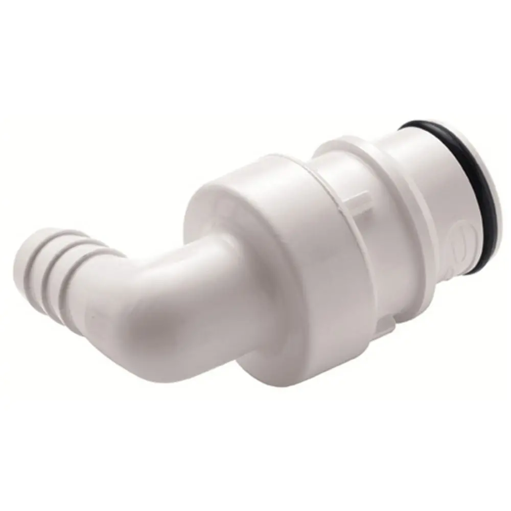 81300 Nsf Valved Elbow Hose Barb Coupling Insert 1/2 Id Barb 1