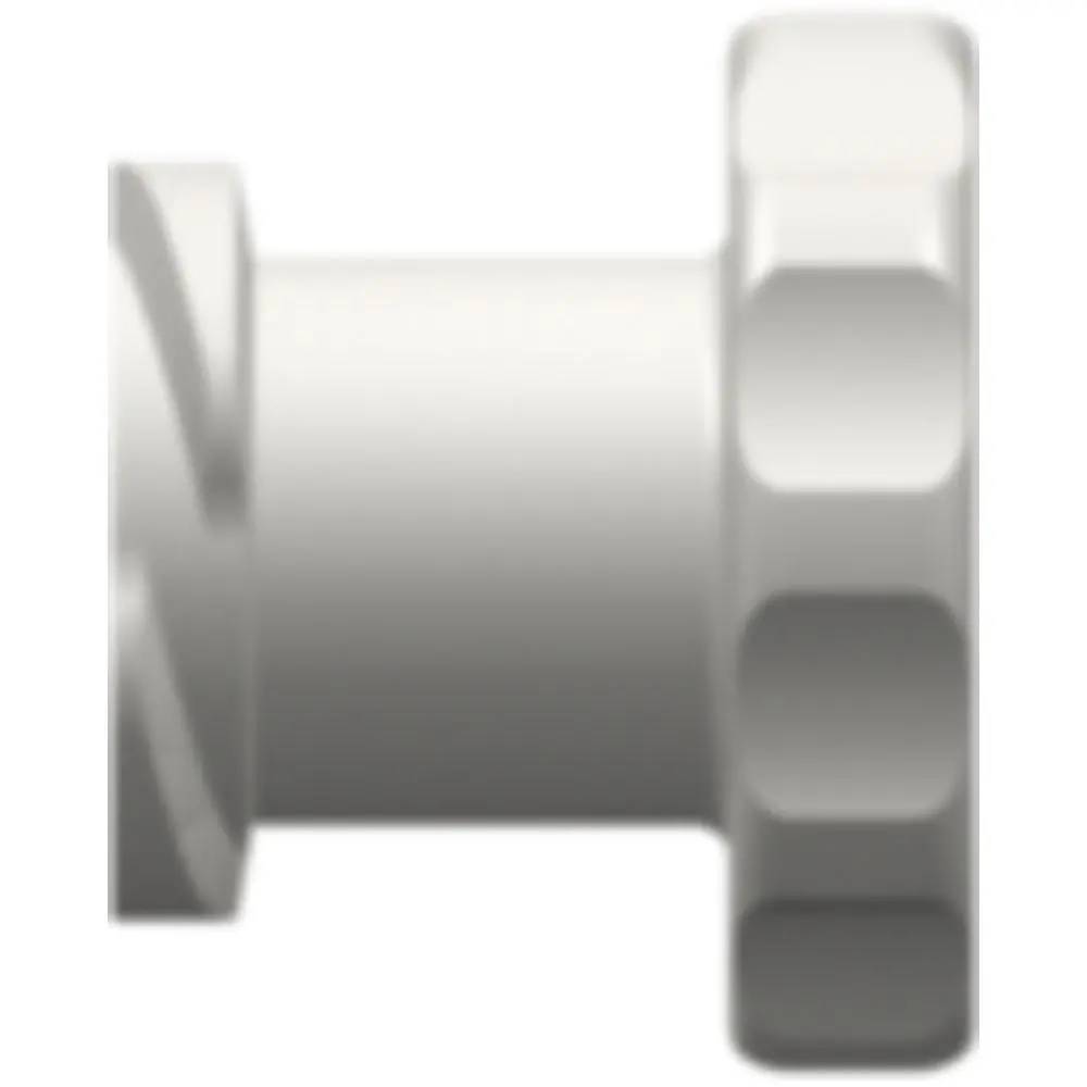 Linktech Female Luer Thread Style Cap, White Nylon 1