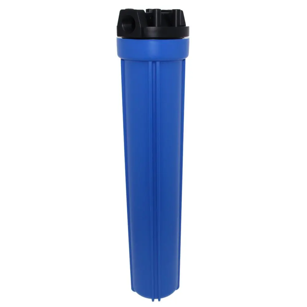 20" Neo-Pure Standard Water Filter Housing Black/Blue Without Pressure Relief - 3/4" Fpt 2