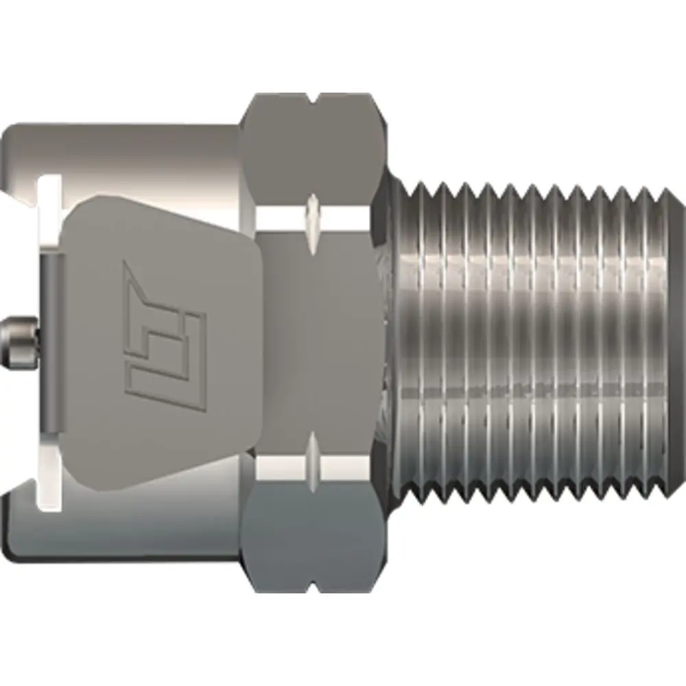Linktech 40Cb Series Male Thread Female, Non-Valved, 1/4" Bspt, Chrome Brass 1