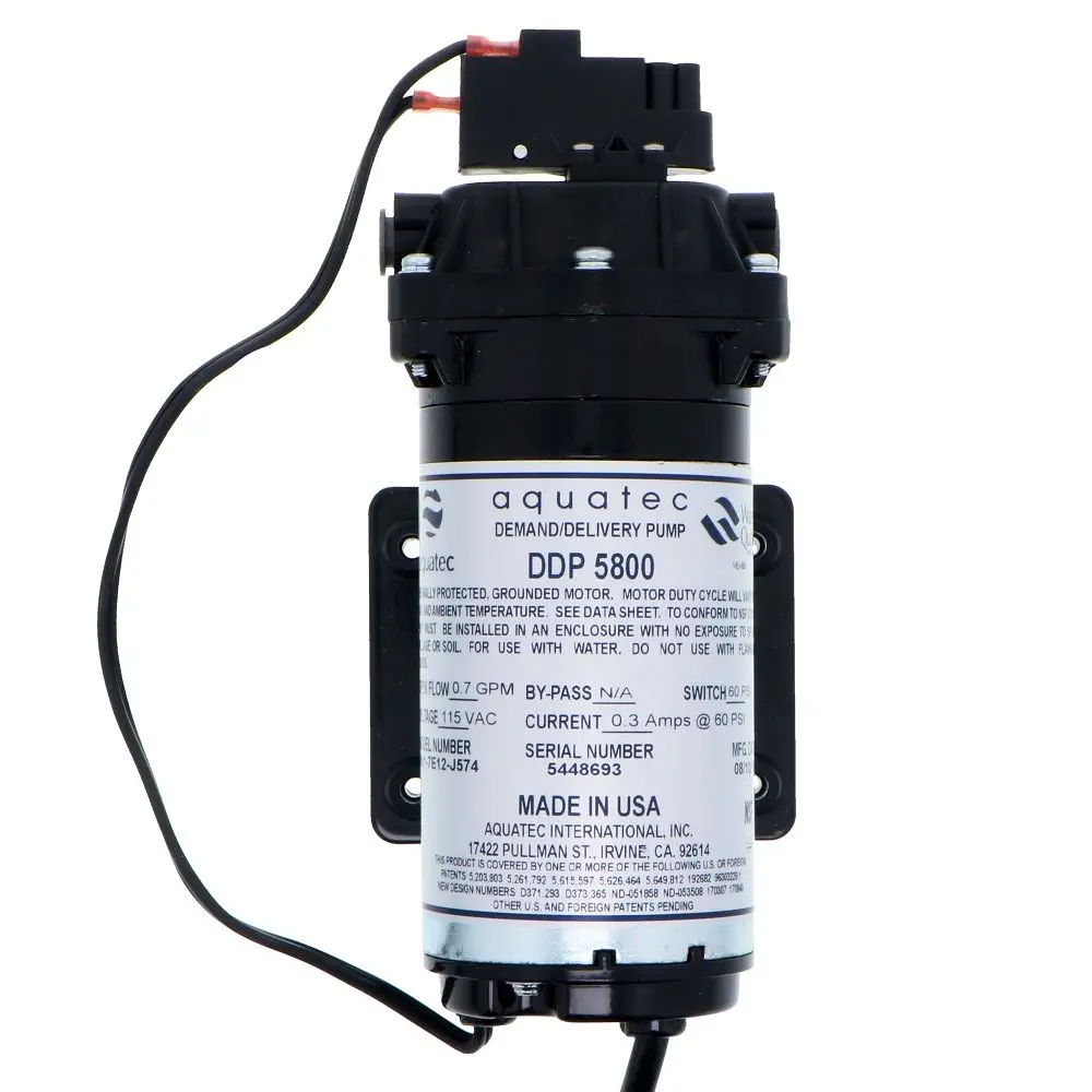 Aquatec 5851-7E12-J574-Kit Pump And Fittings .7 Gpm, 3/8"Jg, 115V 1