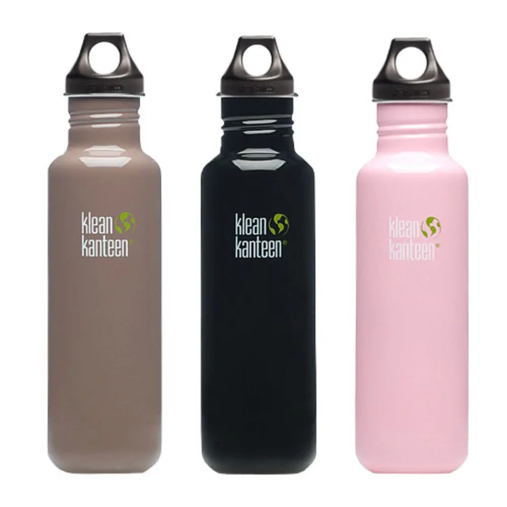 Klean Kanteen Classic 27 Oz. Stainless Steel Water Bottle W/ Poly Loop Cap 1