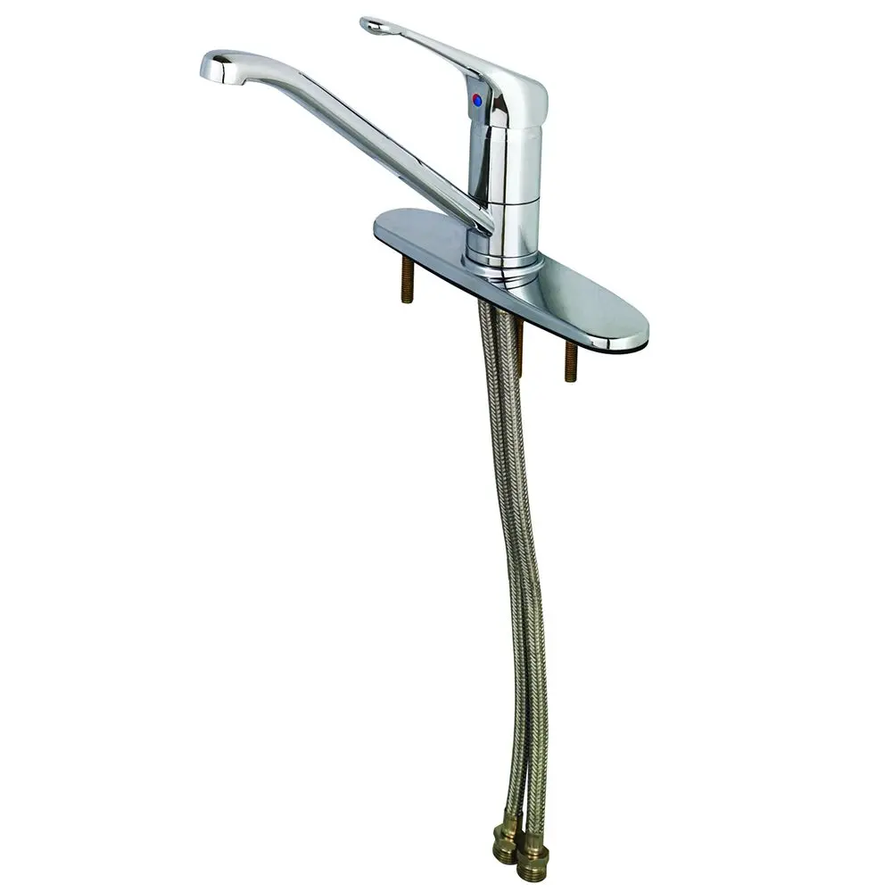 T&S Brass B-2731-Lh Deck Mount Single Lever Mixing Faucet With Long Handle 1