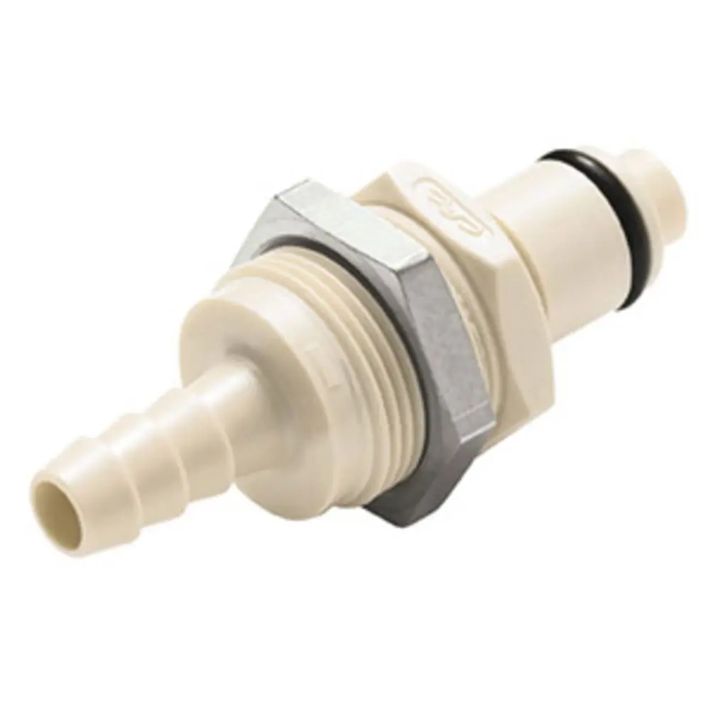 Plc4200612 Panel Mount Hose Barb Coupling Insert 3/8 Id Barb 1