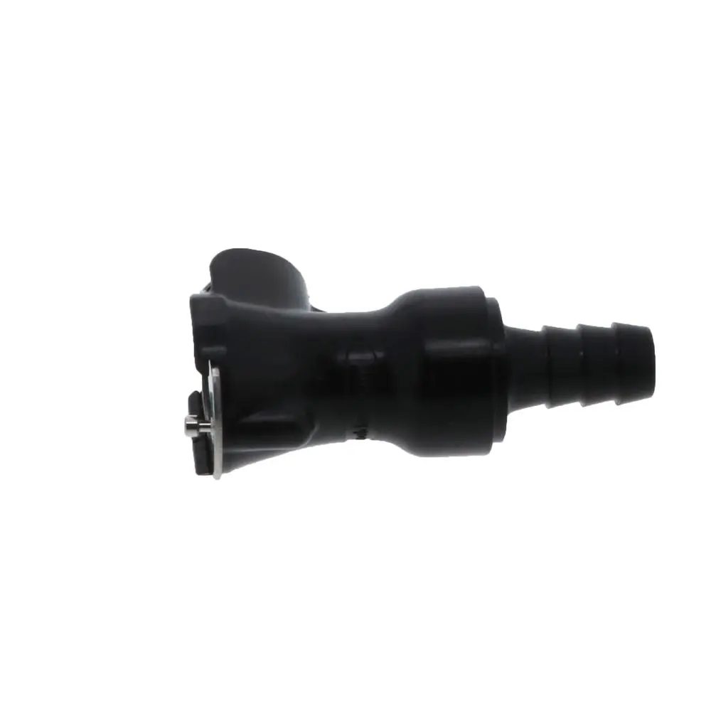 Plcd17005vb Valved In-Line Hose Barb Black Coupling Body 5/16 Id Barb Viton O-Ring 3