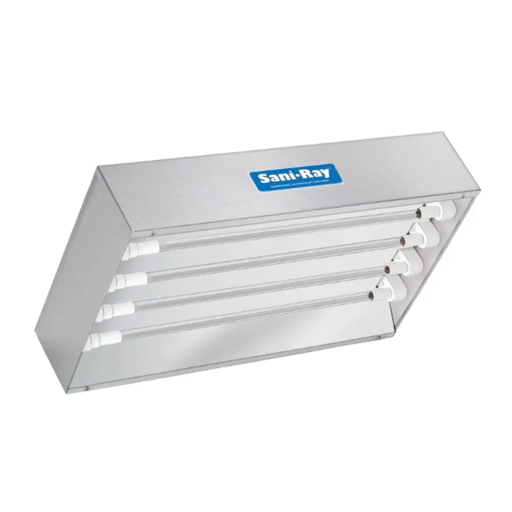 Saniray Uv System Recessed Air Surface, 4 Ho Lamps, 120V/230V 50/60Hz 18" 1