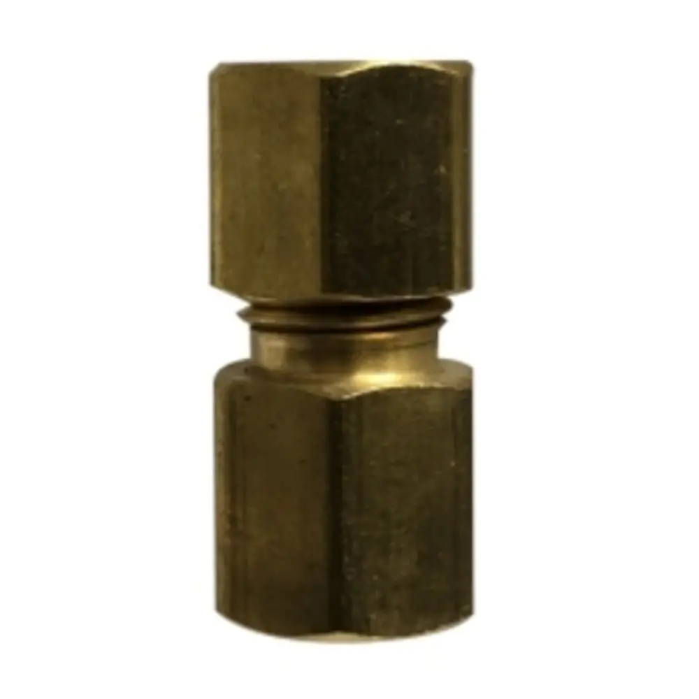 Brass Lf 7406Fc 1/4" X 1/4" Compression Flr 1