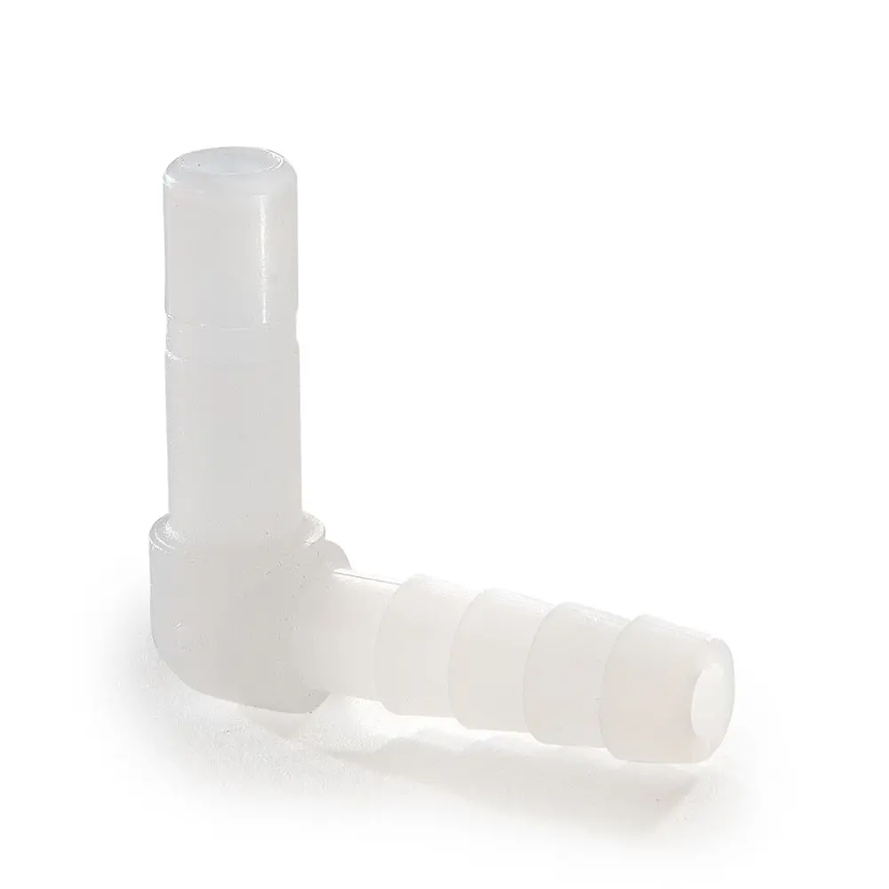 Kynar Pvdf Tube Stem 90 Barb - 1/4 1