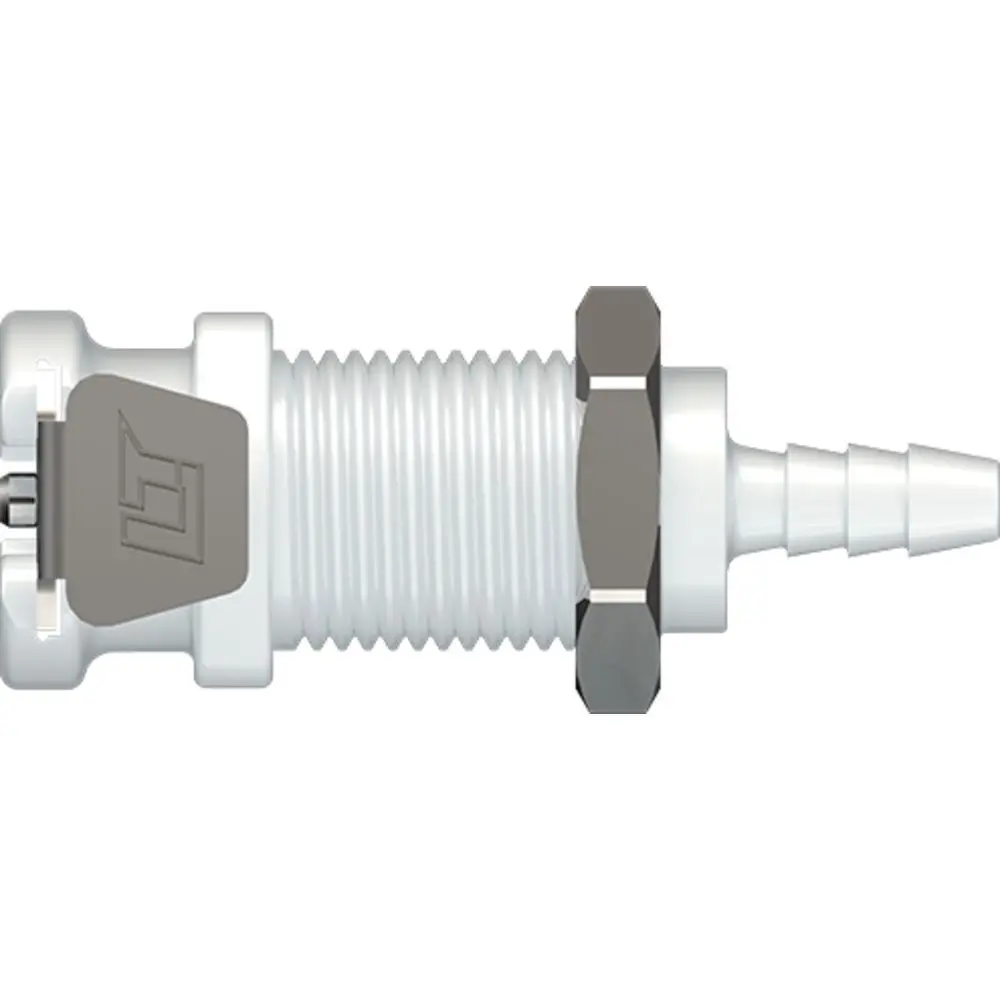Linktech 20Ac Series Panel Mt. Female, Non-Valved, 1/8" Hb, Natural Acetal 1